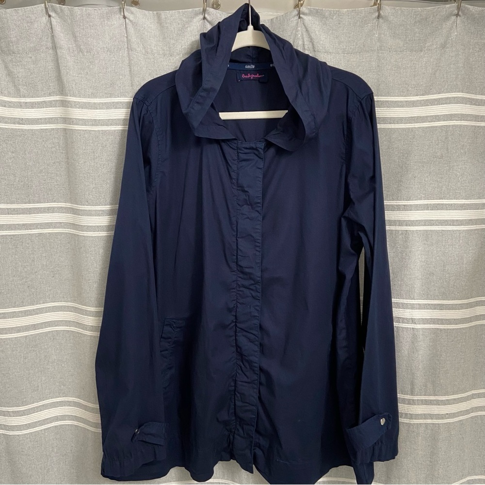 FRESH PRODUCE / Blue Anchor Jacket Hooded Lightweight Size XL/XXL